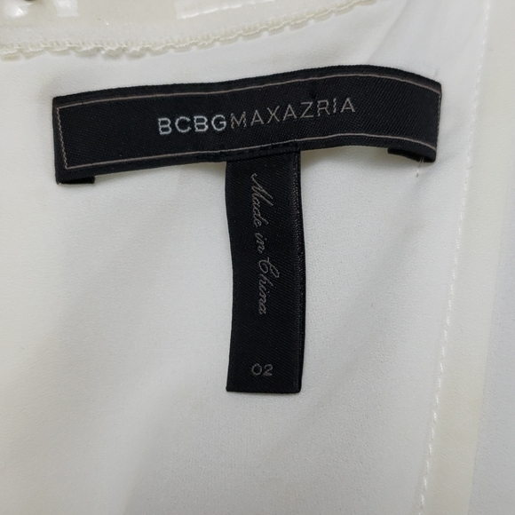 BCBGMaxAzria Gardenia strapless dress ivory 2 - Picture 7 of 12